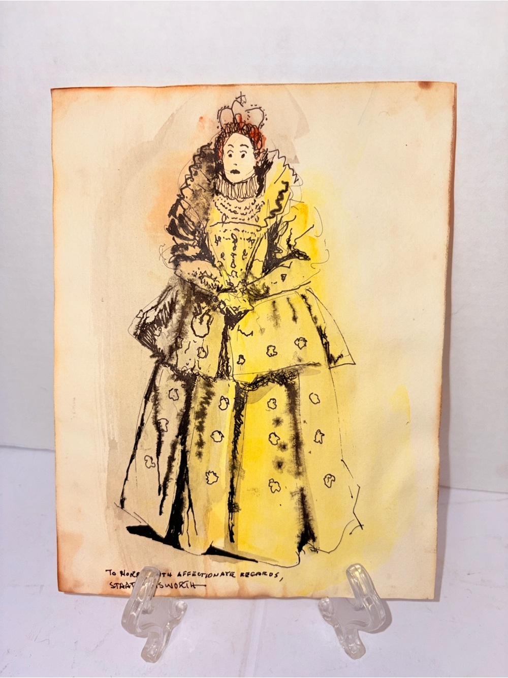 Staats Cotsworth Signed Drawing Art